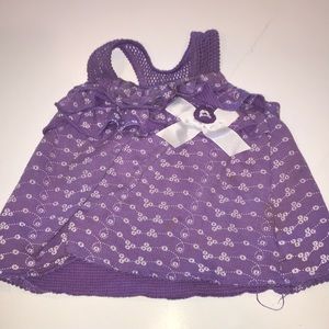 Purple baby camisole.